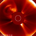 Latest LASCO C2 image of the Sun