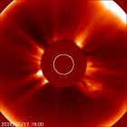Latest LASCO C2 image of the Sun