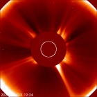 Latest LASCO C2 image of the Sun
