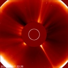 Latest LASCO C2 image of the Sun