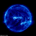 Click for time-lapse image of the sun